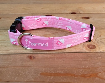 11"-22" Birthday Dog Collar 1" Width, Pet Collar, Medium, Large, Small, Bark Day, Gotcha Day, Celebration Dog Collar