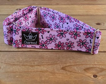 14"-27" Martingale Collar 2" Width, Pet Collar, Medium, Large, XL, Skull Collar, Flowers, Spring Collar, Daisy Dog, Girly