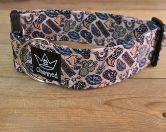 14"-28" Dog Collar 2" Width, Pet Collar, Medium, Large, XL Dog Collar, Cowboy, Wild Wild West, Yeehaw, Buckle Collar