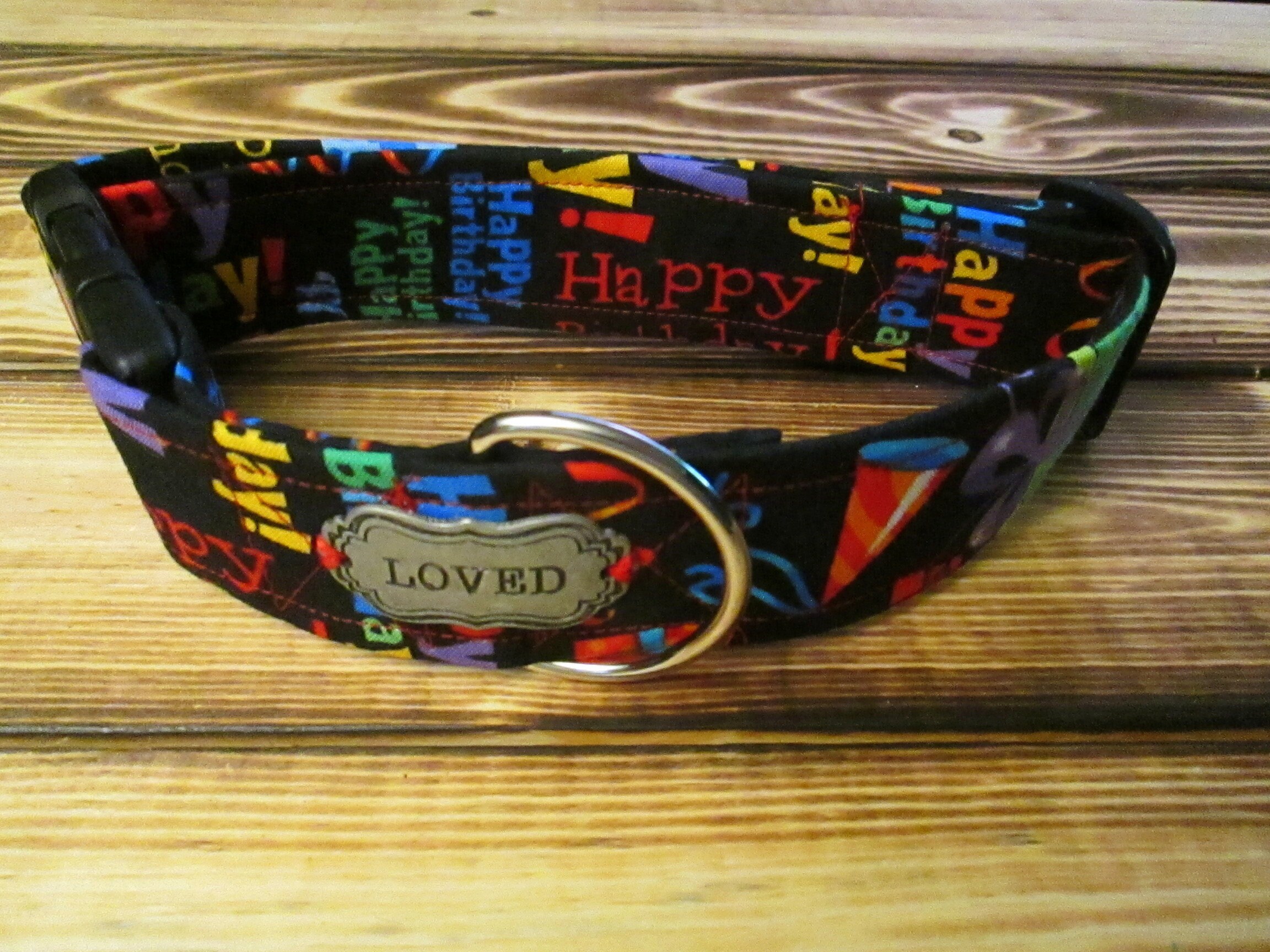 1527 DOGatude Pet Collar 1.5 Width, Fun Dog Collar, Pet Accessory, Dog