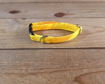 5.5"-10" Spectrum Breakaway Collar 3/8" Width, Pet Wear, XS, Small, Cat, Tiny Collar, Kittens, Teacup Pup, Colorful, Fun