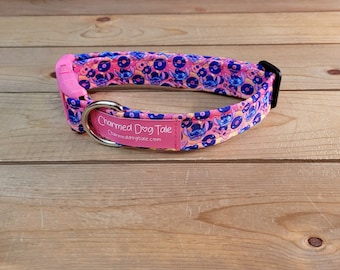 11"-22" Dog Collar 1" Width, Pet Accessory, Pet Collar, Small, Medium, Large, 626 Dog Collar, Small Dog Collar, Alien, Elvis Stitch