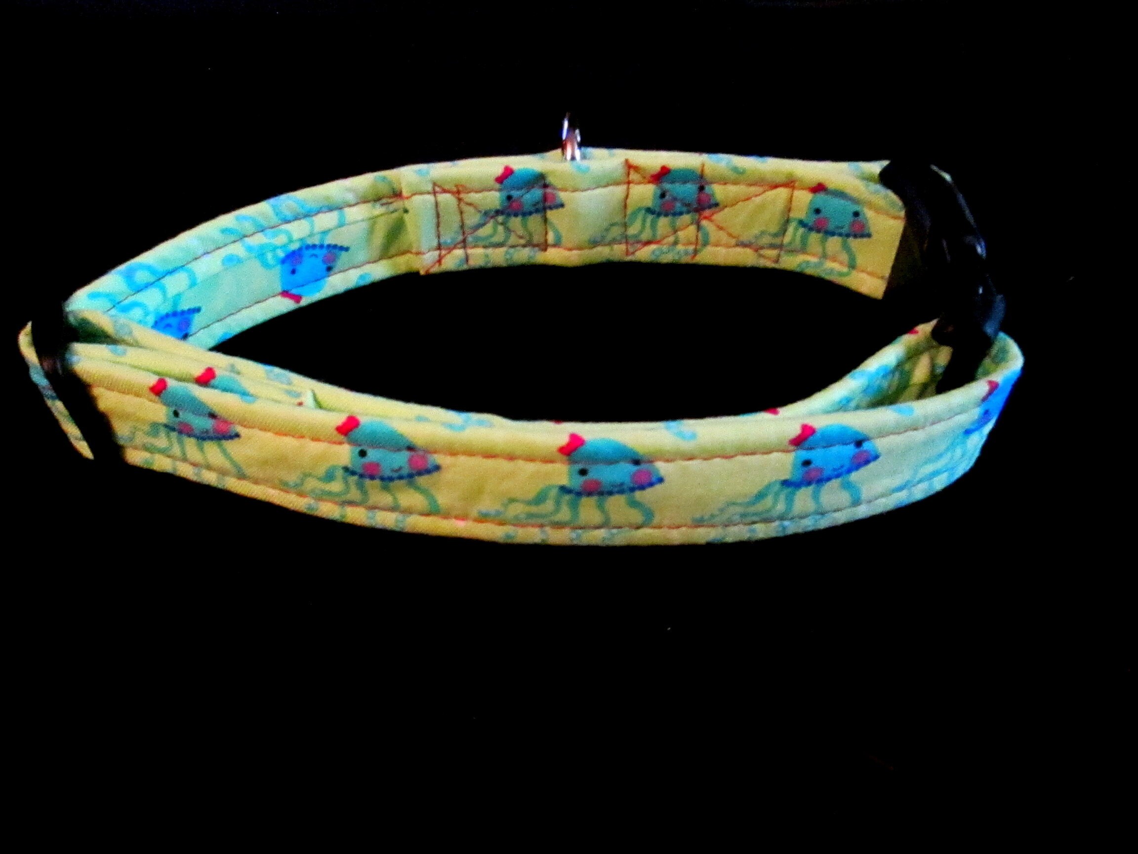 1323 Salty Dog Collar 1 width, Fun Pet Collar, Fabric Collar, Pet