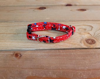 5.5"-10" Breakaway Collar 3/8" Width, Pet Collar, XS, Small, Cat, Tiny Collar, Kittens, Teacup, Breakaway Collar, Colorful