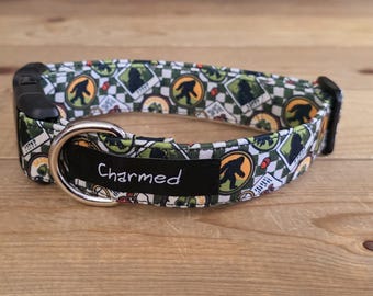 11"-22" Dog Collar 1" Width, Pet Collar, Small, Medium, Large Collar, Summer Collar, Boy Dog Collar, Hiking, Bigfoot Buckle Collar, Camping