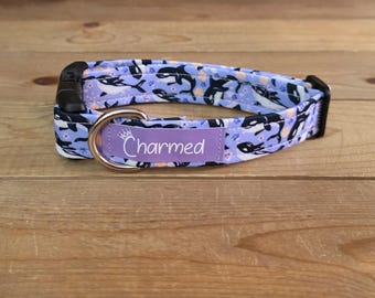 11"-22" Orca Dog Collar 1" Width, Pet Collar, Medium, Large, XL, Killer Whale, Ocean, Beach, Whale Dog Collar, Buckle Dog Collar