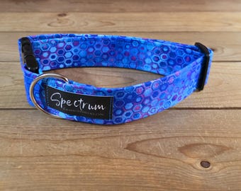 13"-26" Spectrum Dog Collar 1.5" Width, Pet Wear, Small, Medium, Large Dog Collar, XL, Colorful, Fun, Vibrant, Spectrum Collar
