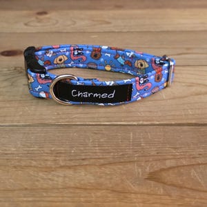 9"-18" Dog Collar 3/4" Width, Pet Collar, Medium, Small, Little Dog Collar, Swimming Dogs, Dogs of Summer, Beach Dog, Buckle Collar