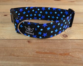 14"-28" Dog Collar 2" Width, Pet Collar, Large Dog Collar, Medium Collar, XL, 4th of July, Patriotic, Red White & Blue Collar, Holiday