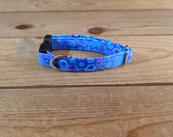6"-12" Spectrum Collar 1/2" Width, Pet Wear, XS, Small, Cat, Dog Collar, Kittens, Teacup Pup, Colorful, Fun,