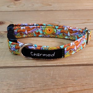 9"-18" Dog Collar 3/4" Width, Pet Collar, Medium, Small, Little Dog Collar, Scooby, Cartoon Dog, Summer, Polaroid