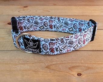 13"-26" Dog Collar 1.5" Width, Pet Collar, Medium, Large, XL, Fun Dog Collar, Swift Dog Collar, Summer, Taylor Swift, Music