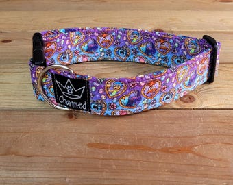 13"-26" Dog Collar 1.5" Width, Pet Collar, Small, Medium, Large Collar, Inside Out, Movie Dog Collar, Cartoon Collar