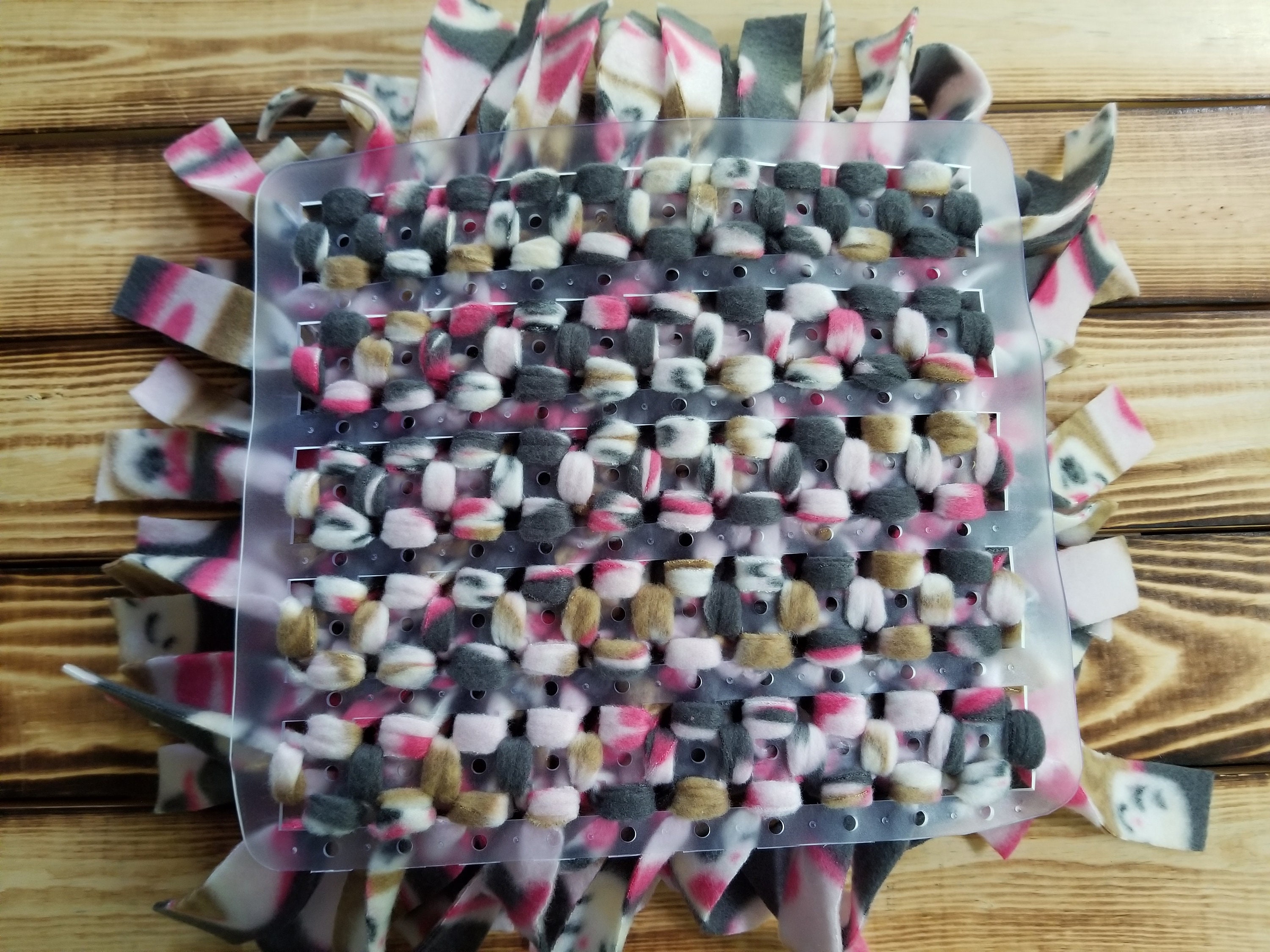 Snorting Snuffle 18x18 Fleece Dog Snuffle Mat, Sniff and Search, Cognitive, Treat Toy ...