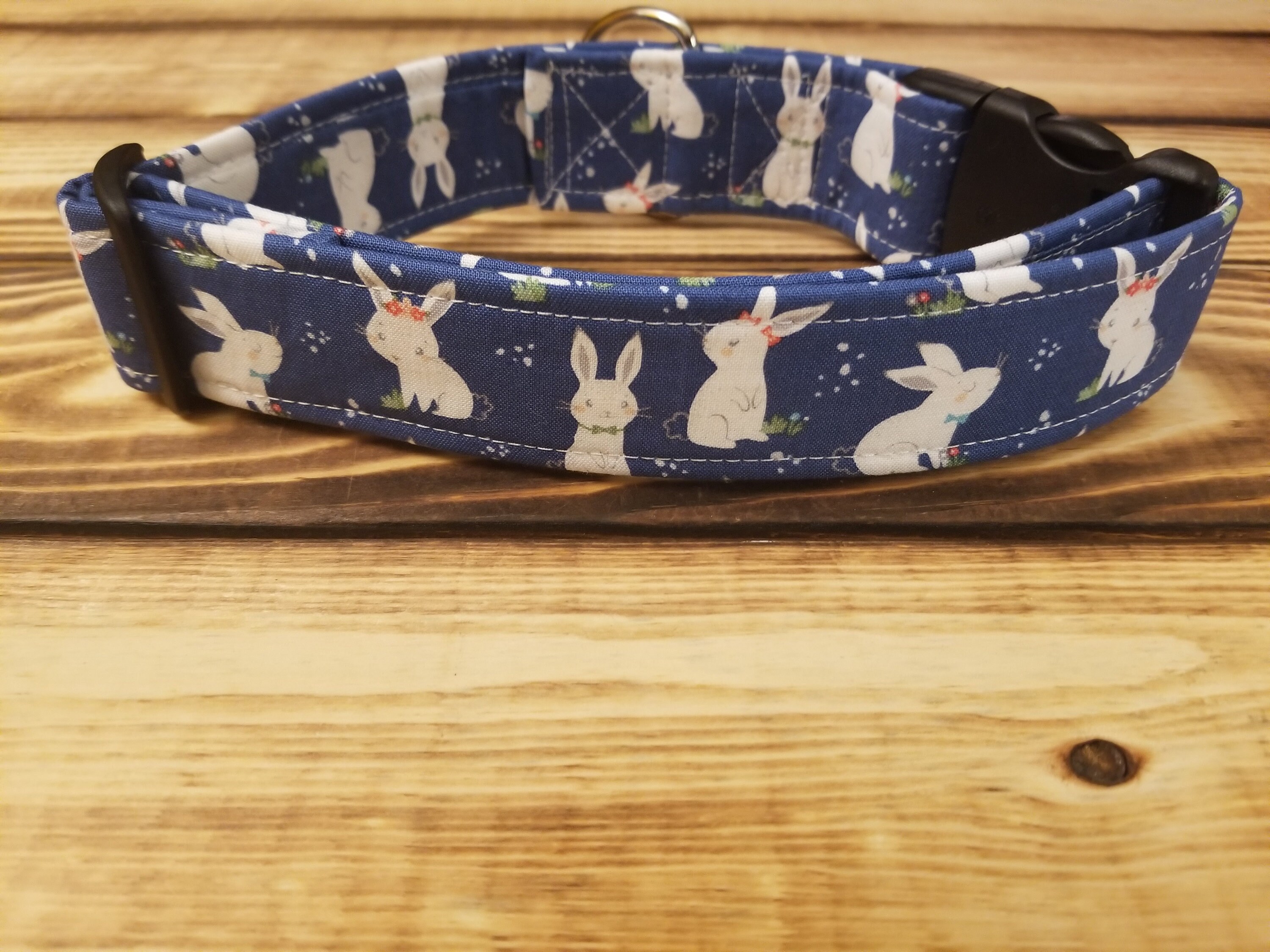 1426 Easter Dog Collar 1.5 Width, Pet Collar, Medium, Large, Dog