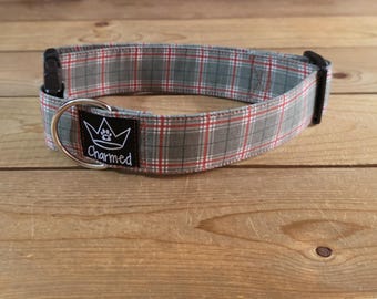 13"-26" Christmas Dog Collar 1.5" Width, Pet Collar, Small, Medium, Large Dog Collar, Holiday Collar, Side Release Buckle, Santa, Lights