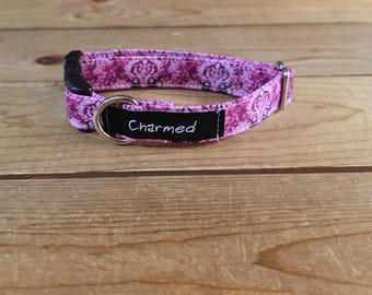 8"-16" Valentine's Day Collar 3/4" Width, Small, Medium, Holiday Collar, Love, Hearts, Woof You