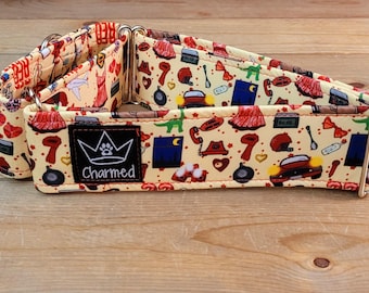 14"-28" Martingale Collar 2" Width, Pet Collar, Medium, Large, XL, Big Dog Collar, Swift Dog Collar, Summer, Taylor Swift, Music