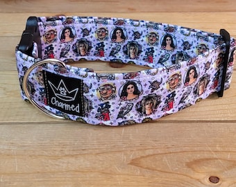 14"-28" Dog Collar 2" Width, Pet Collar, Medium, Small, Large Dog Collar, XL, Little Dog Collar, Summer, Movie Dog Collar, Labyrinth
