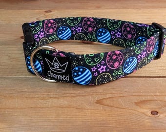 13"-26" Easter Dog Collar 1.5" Width, Pet Collar, Medium, Large Collar, XL, Easter, Spring Collar, Holiday Dog Collar, Side Release Buckle