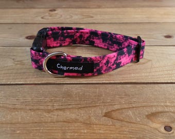 11"-22" Valentine's Day Collar 1" Width, Small, Medium, Large, Holiday Collar, Love, Hearts, Woof You