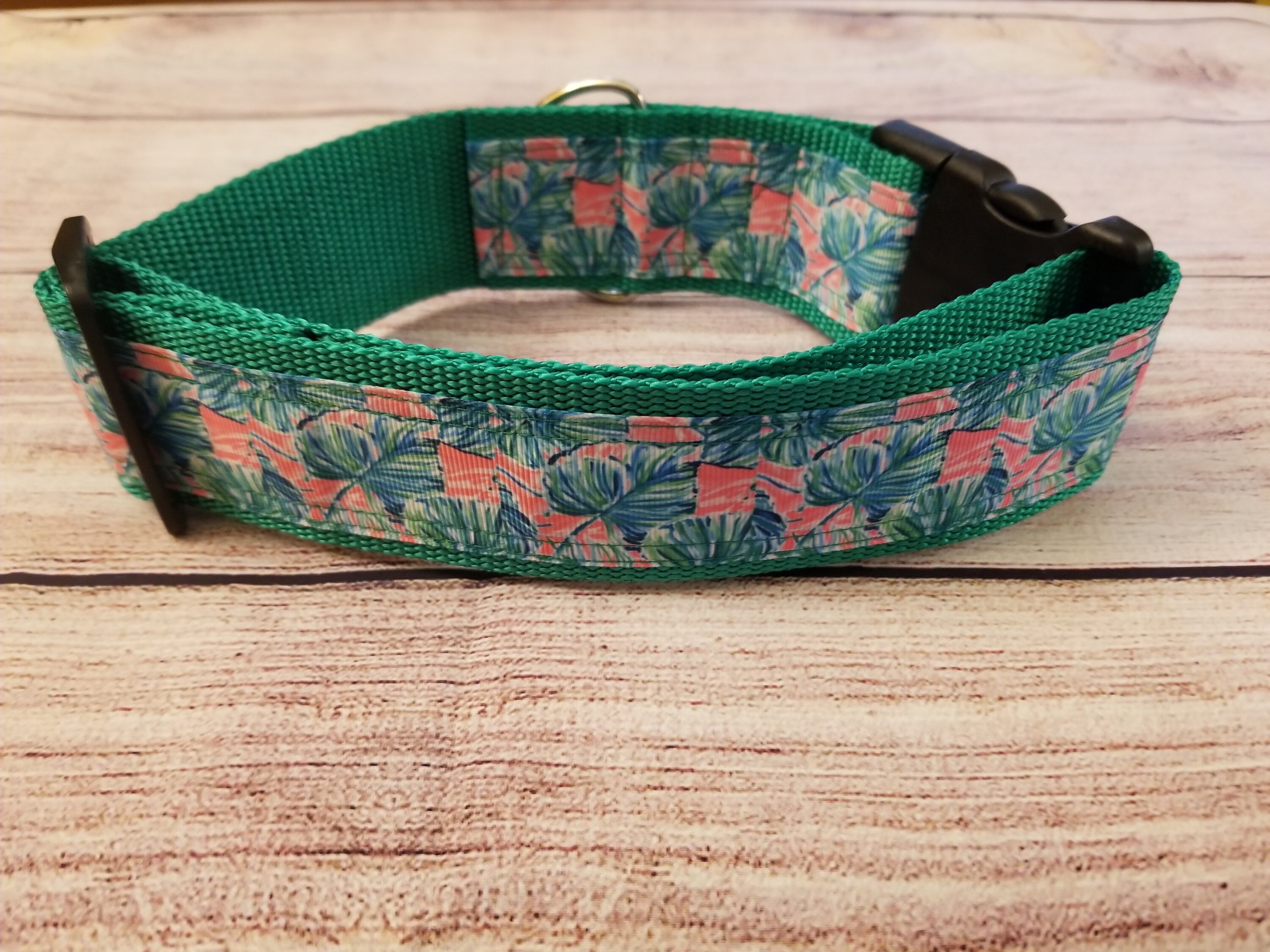 1528 Pawlitzer Ribbon Dog Collar 2 Width, Ribbon Collar, Pet Collar