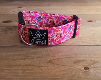 PETITE 11"-18" Dog Collar 1.5" Width, Pet Collar, Small Dog Collar, Stitch Dog Collar, Buckle Dog Collar, Funny Collar, Cartoon, 626, Alien