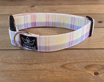 13"-26" Easter Dog Collar 1.5" Width, Pet Collar, XL, Large, Medium, Small Dog Collar, Holiday Collar, Easter, Bunny, Jelly Beans