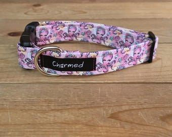 11"-22" Octopus Dog Collar 1" Width, Pet Collar, Medium, Large, XL, Ocean, Beach,  Sandy Snouts Dog Collar, Buckle Dog Collar