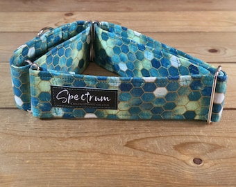 14"-27" Spectrum Martingale Collar 2" Width, Pet Wear, Small, Medium, Large Dog Collar, XL, Colorful, Fun, Vibrant, Spectrum, Martingale