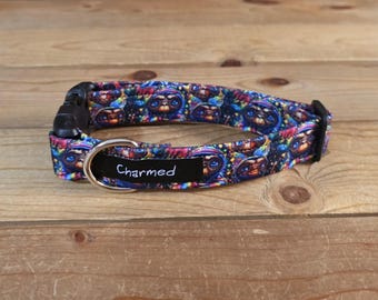 11"-22" Dog Collar 1" Width, Pet Collar, Medium, Small, Large, Big Dog Collar, Phone Home, 80's Throwback Dog Collar, Movie Dog Collar