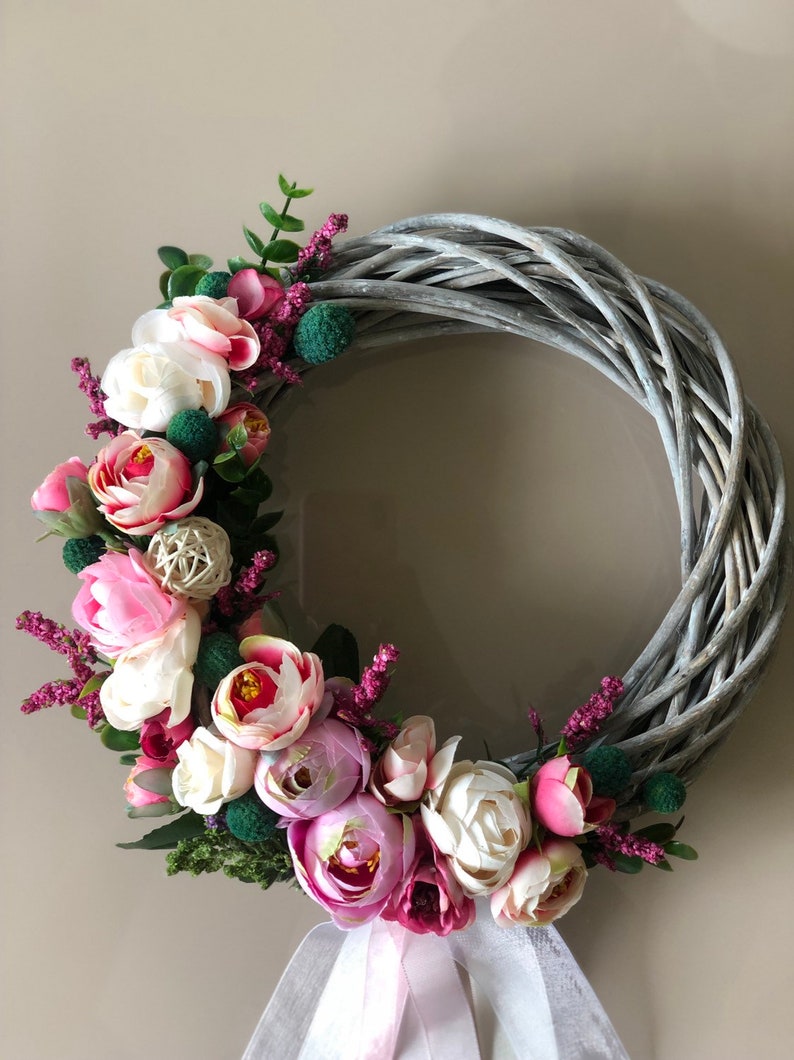 Summer Wreath Spring Wreath Front Door Wreath Home Decor