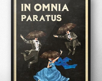 Affiche In Omnia Paratus (version sombre)