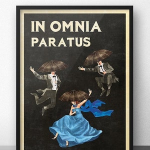 In Omnia Paratus Poster (Dark Version)