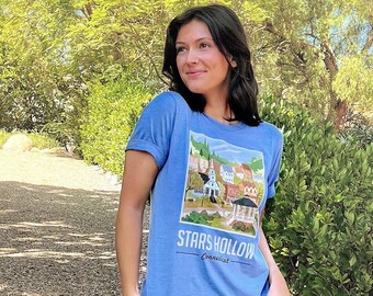 Stars Hollow Shirt - Mid Century Vintage Inspired Graphic Tee