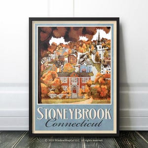 Stoneybroquel USA Retro Vintage Reiseposter | BSC | Babysitter-Club