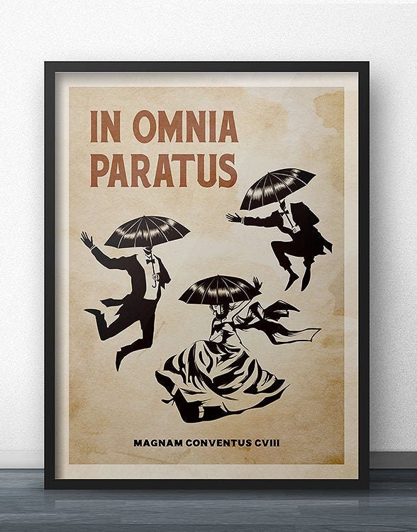 In Omnia Paratus Poster Heritage Edition Vertical Etsy In Omnia Paratus Poster Heritage Edition Vertical Etsy