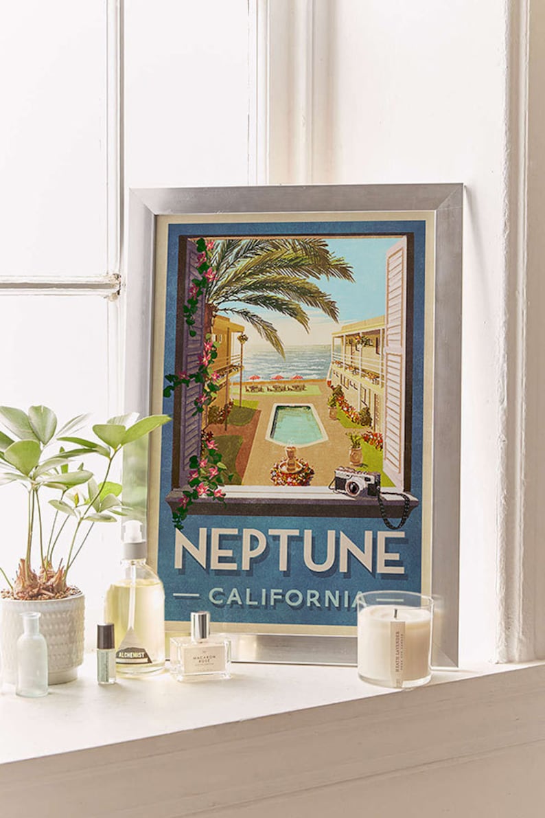 Neptune California Travel Poster Inspired by Veronica Mars image 5