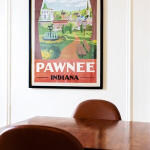 Pawnee Indiana Travel Poster Parks and Recreation Department image 3