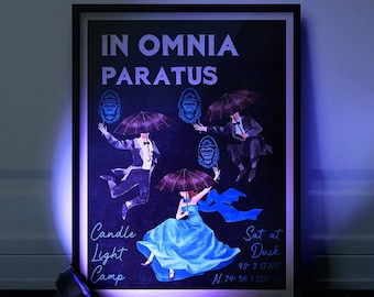 In Omnia Paratus Poster: Blacklight Secret Art, Limited Edition