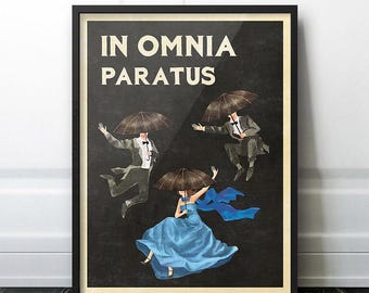 In Omnia Paratus Poster (Dark, Non-UV Version)