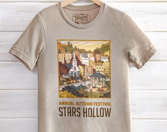 Stars Hollow Autumn Shirt - vintage, T-shirt graphique doux et confortable