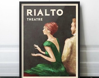 Rialto Theatre Vintage Poster | Los Angeles | Cinema