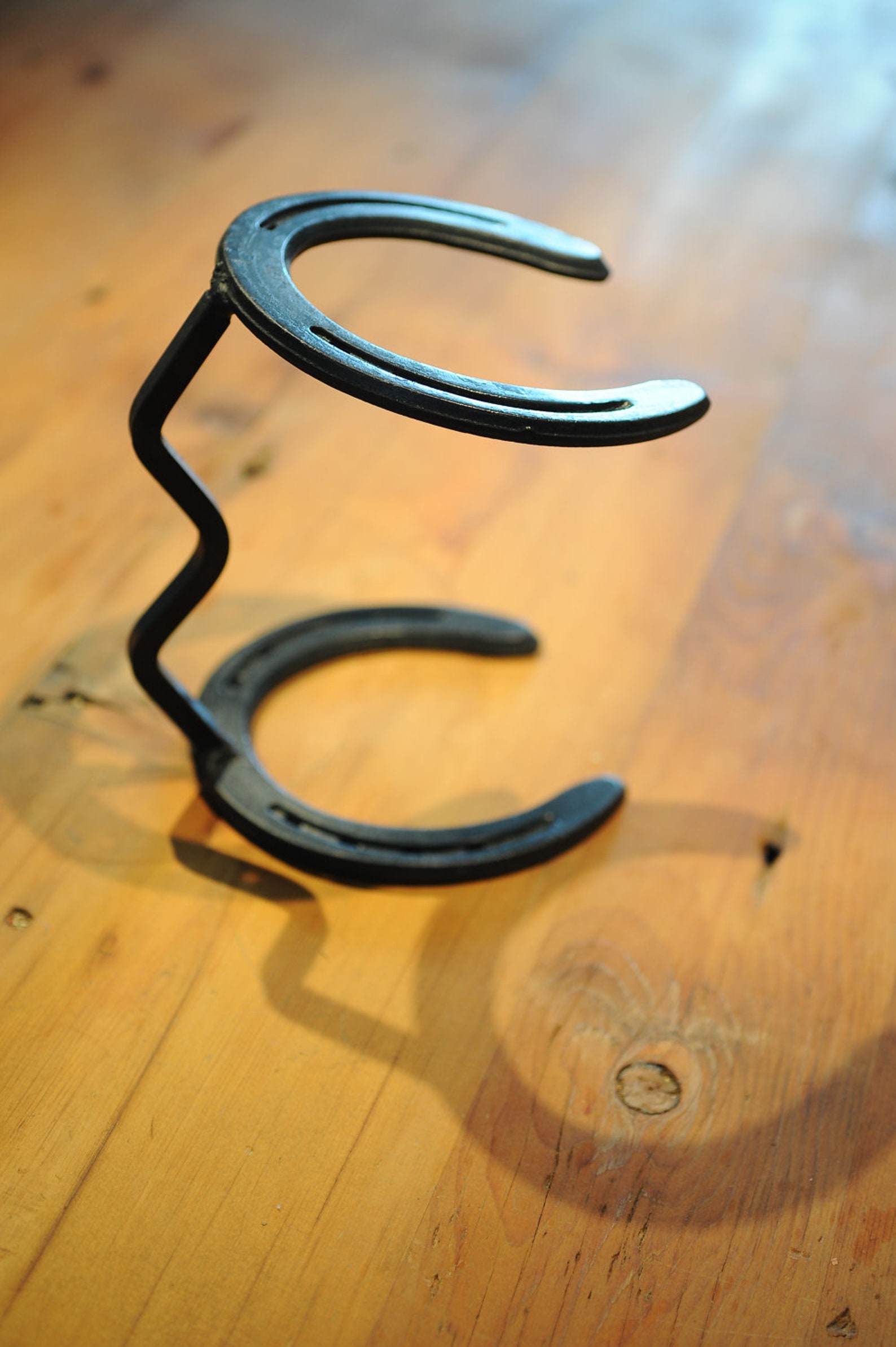 Horseshoe Cowboy Hat Stand. Hand Formed 3/8 Sq. Stock 6 Etsy
