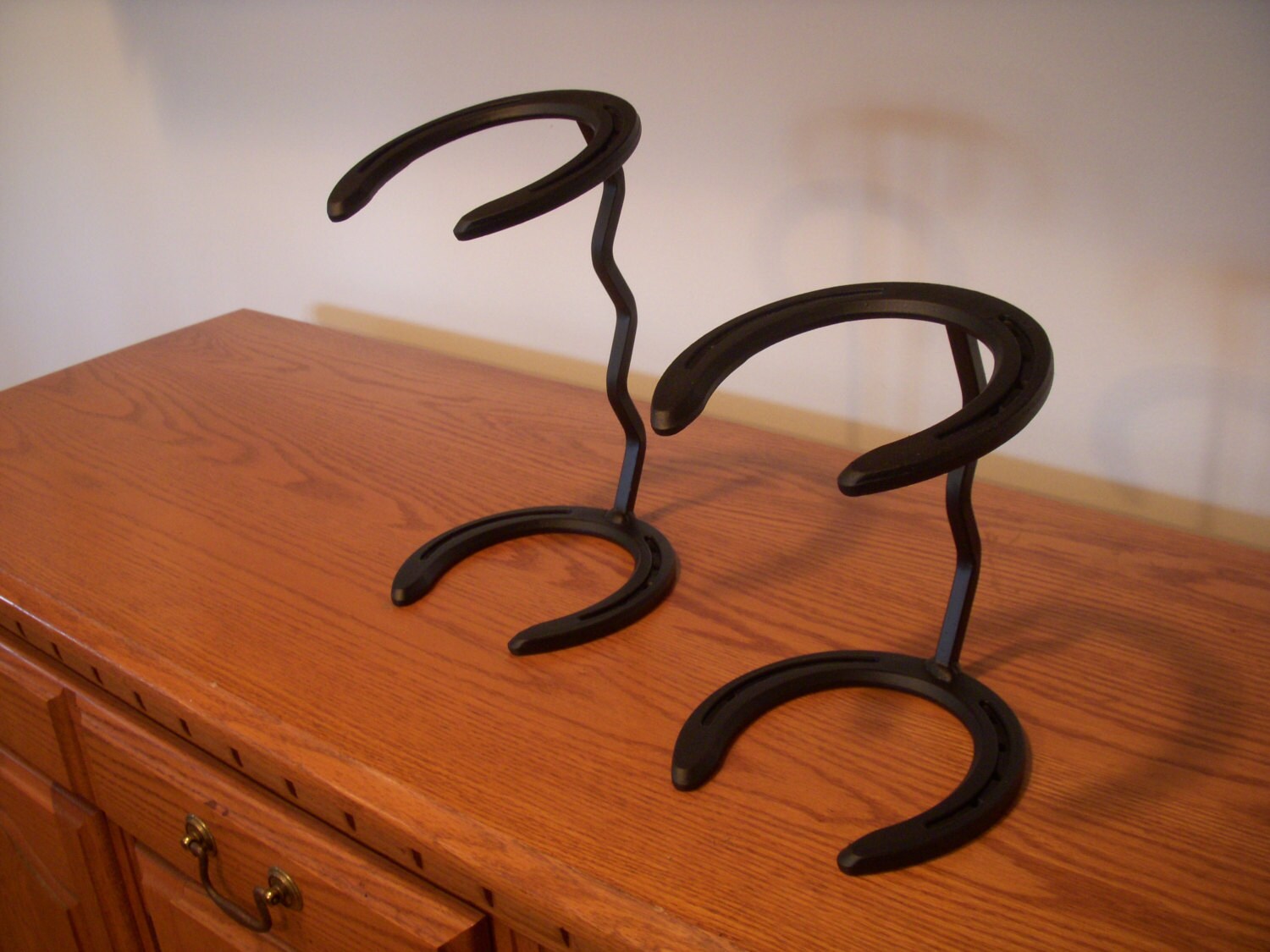 Long Neck Cowboy Hat Stand 6 1/2L x 4 5/8 W x 12 H