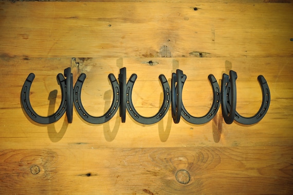 Buy 4 Coat Wall Mounted Horseshoe Coat Rack. 23 1 4L X 4 1 2W X 4