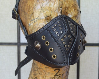 Post Apocalyptic Mask Cosplay // Steampunk Cyber Costume // Goth Metal Style // Burning Man Respirator Gas Mask Cosplay