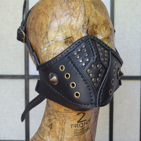 Post Apocalyptic Mask Cosplay // Steampunk Cyber Costume // Goth Metal Style // Burning Man Respirator Gas Mask Cosplay