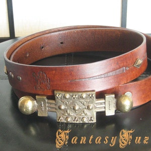 Medieval Lord Knight With Lion Heraldic Carving Leather Belt - Etsy