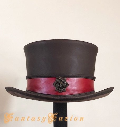 SteamPunk and Cosplay Victorian Brown Bowler Top Hat NEW UNWORN
